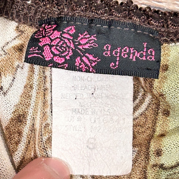 Y2K Green Paisley Tank - Picture 8 of 8